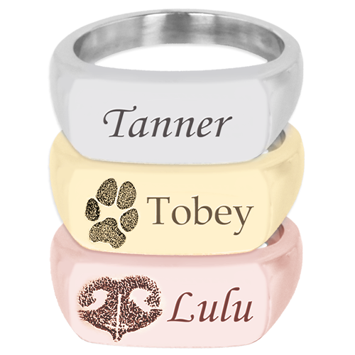 Memory Forge Rectangle Ring